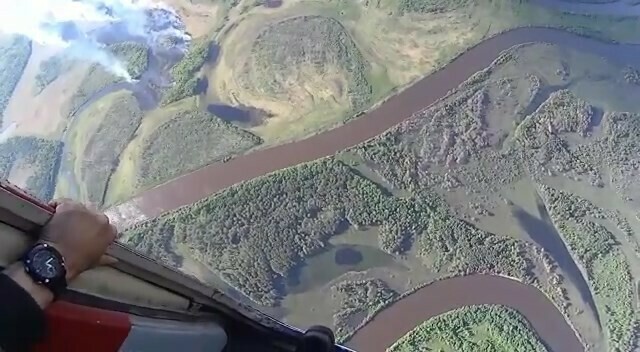 Амурские спасатели сняли впечатляющее видео между небом и землей