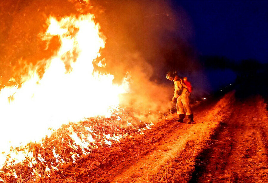 Учиться борьбе с пожарами зовут амурчандобровольцев от 18 лет 