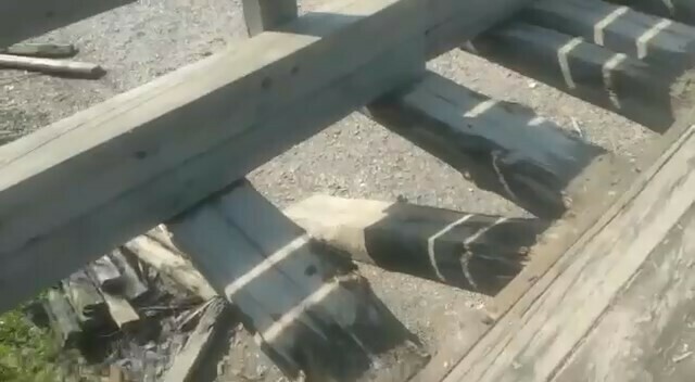 Балка вот только отвалилась Жители Селемджинского района сняли на видео аварийный мост