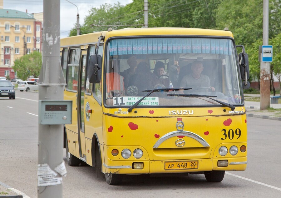 Благовещенская Автоколонна 1275 не будет обслуживать несколько популярных городских маршрутов