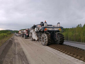 В Амурской области начали асфальтировать участок федеральной трассы в районе пгт  Ерофей Павлович