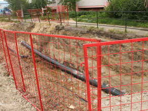 В Благовещенске в районе КПП заменили ещё 400 метров канализационной трубы