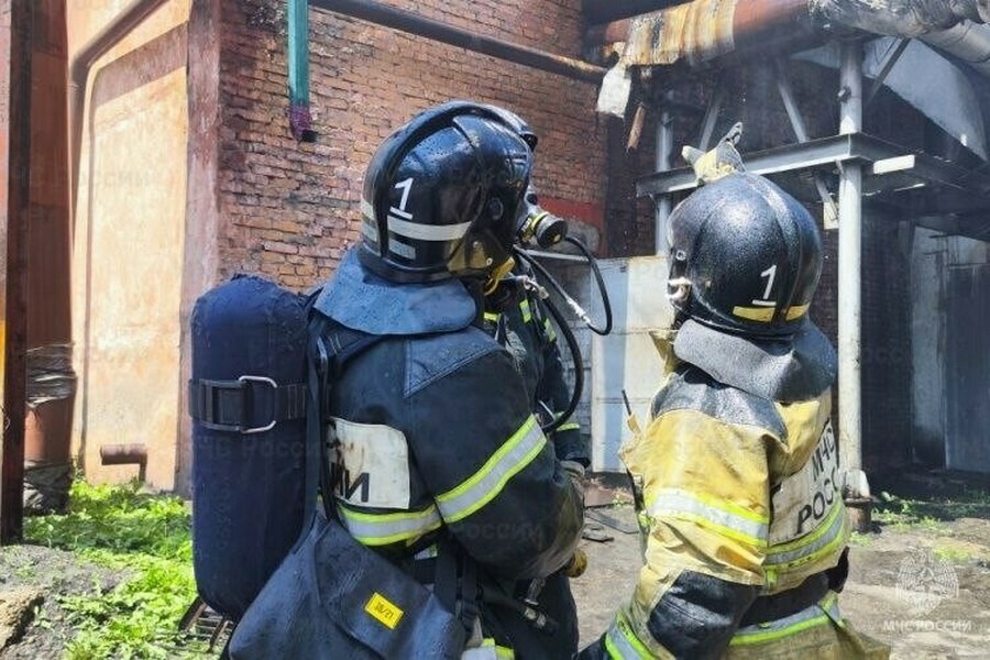 Второй раз за сутки в Благовещенске произошел пожар на котельной завода 
