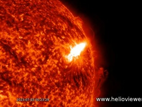 На Солнце случилась самая мощная вспышка за последние 20 лет видео