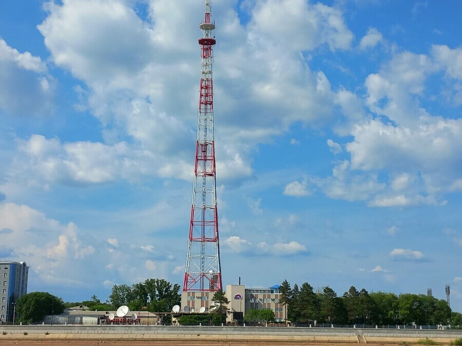 Ромашки закружатся в хороводе на башне ОРТПЦ в Благовещенске в честь празднования Дня семьи