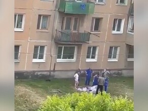 В Свободном с высоты 5го этажа упал и разбился насмерть мужчина