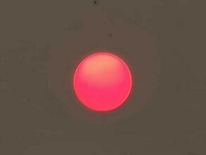 Жителей Приамурья поразило кровавое солнце фото 
