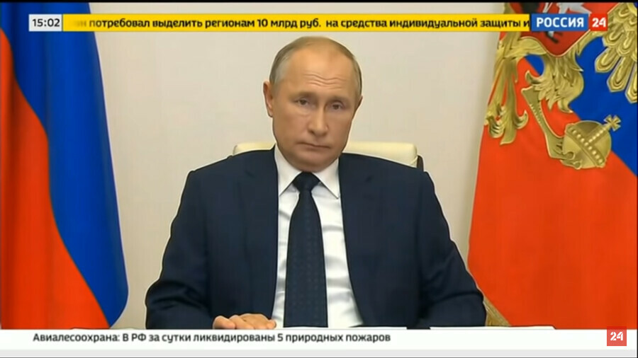 Путин считает что говорить о второй волне COVID19 еще рано