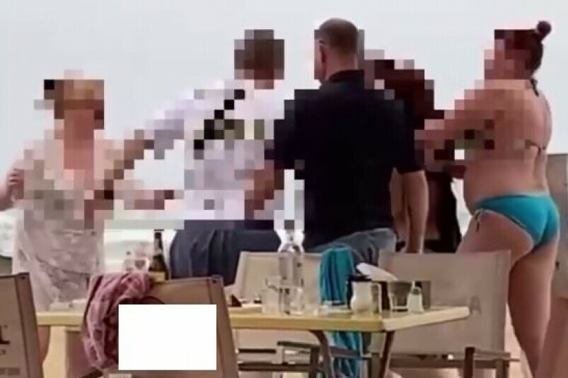 Вырубила наповал туристка устроила потасовку с семейной парой в Приморье на Шаморе фото
