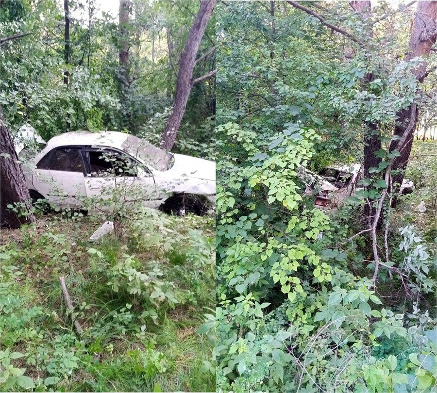 Разбитый автомобиль без людей заметили на трассе Благовещенск  Свободный