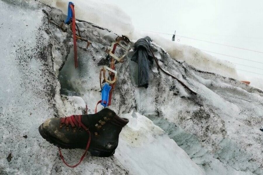 В тающем альпийском леднике нашли скалолаза исчезнувшего 37 лет назад