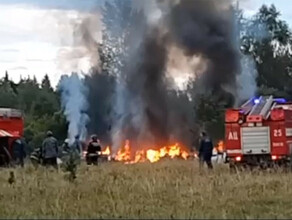 В Тверской области разбился самолет в числе пассажиров значится глава ЧВК Евгений Пригожин