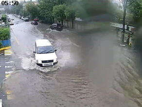 Сильнейшие ливни вновь заливают Приморье Во Владивостоке остановили трамваи вода заходит в помещения видео 