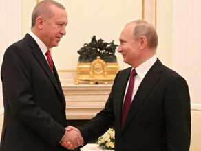 Встреча президента РФ Путина с президентом Турции Эрдоганом началась в Сочи