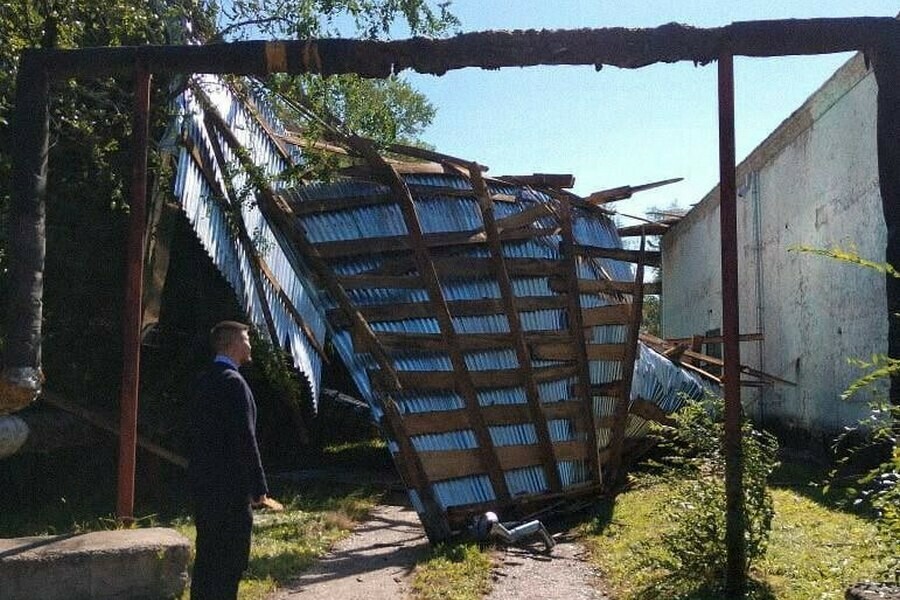 Разгул стихии показали в Благовещенском округе и ввели режим ЧС локального характера фото 