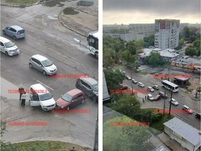 Водителей Благовещенска предупреждают в микрорайоне изза ДТП утренняя пробка