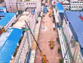 Реконструкция фасадов на пешеходной улице в Хэйхэ завершится к концу октября видео