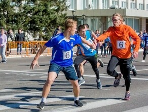 В Благовещенске перекрыли улицу Ленина для легкоатлетической эстафеты