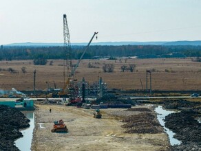 Через Транссиб в Амурской области возводят путепровод в сложных условиях