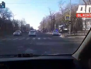 Пешехода сбили в центре Благовещенска видео