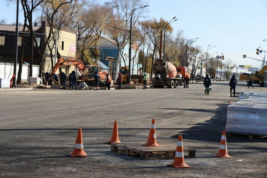 Движение по Горького в Благовещенске откроют одновременно с запуском зейского моста фото видео