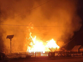 Ночью в Амурской области в сильном пожаре погиб мужчина