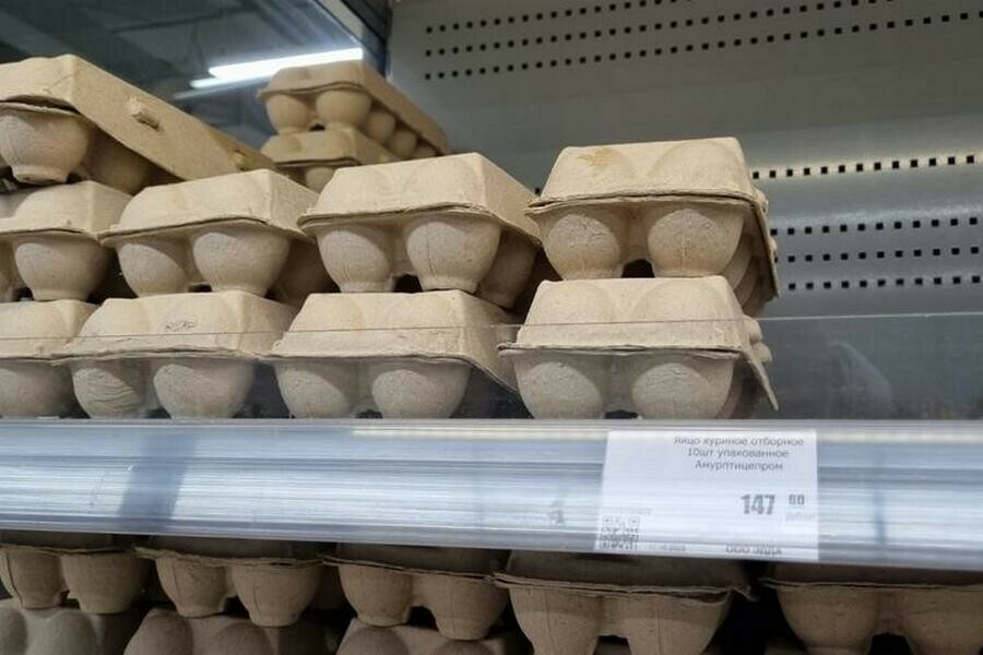 ФАС проверит цены на яйца которые серьезно подорожали в Приамурье 
