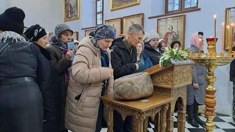 В Приамурье привезли необычную святыню