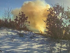 Жителей Благовещенского округа напугал сильный дым возле одного из сел