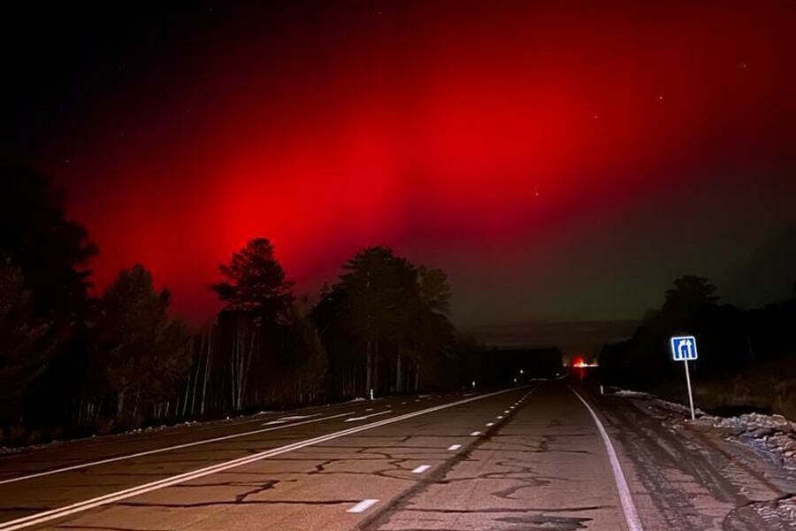 Северное сияние увидели жители Амурской области и не только фото видео 