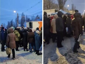 В Белгороде люди выстроились в огромные очереди за дешёвыми яйцами