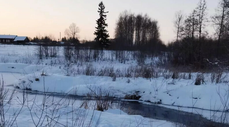 Двое детей провалились под лед на реке Погибла семилетняя девочка