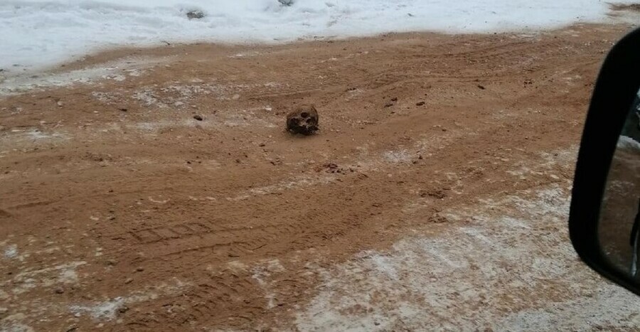 В Иркутской области дорогу посыпали песком с человеческими останками