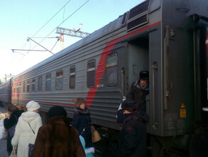 В Забайкалье попрежнему задерживаются пассажирские поезда следующие в Приамурье 