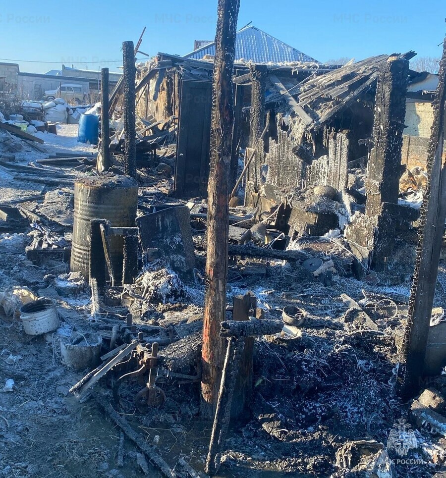 На Рублёвке под Благовещенском ночью случился пожар Пострадали двое