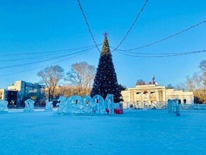 В Белогорске в начале февраля на несколько дней ограничат посещение ледового городка изза уборки новогодней ели