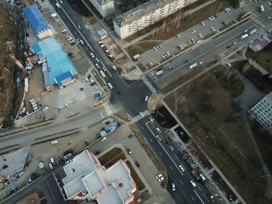 Ремонт улицы Воронкова в Благовещенске до и после преображения фото