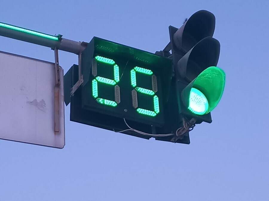В Благовещенске отключат светофор на улице Горького