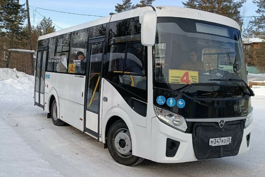Новые автобусы запустили по маршрутам в амурском городе фото 