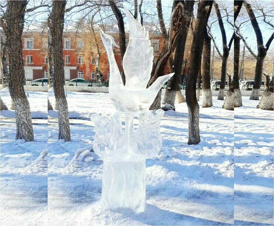 В выходные в центре Благовещенска можно будет наблюдать за созданием шедевров изо льда