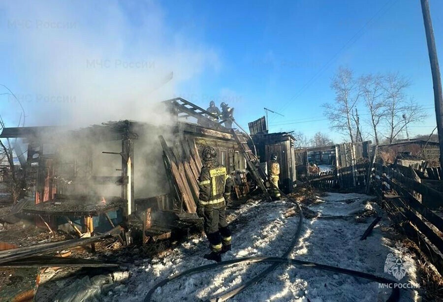 Восемь пожаров ликвидировано в Благовещенске за минувшую неделю