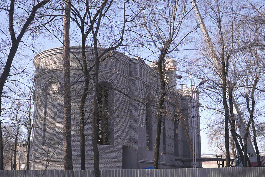 Строительство храма на месте Шадринского собора затянулось изза пандемии коронавируса видео