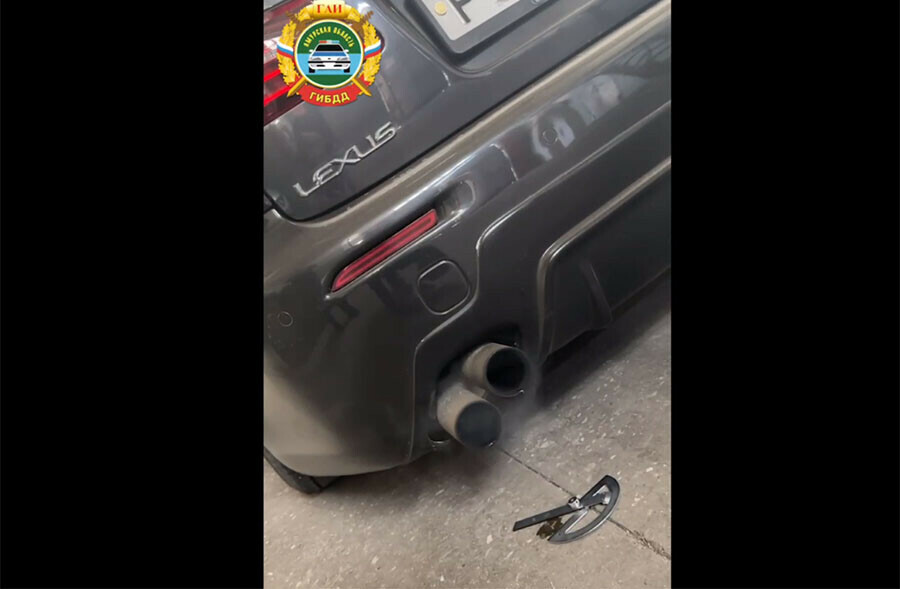 В Благовещенске арестован водитель не снизивший уровень шума своего Lexus видео