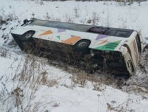 В Приамурье перевернулся автобус с пассажирами