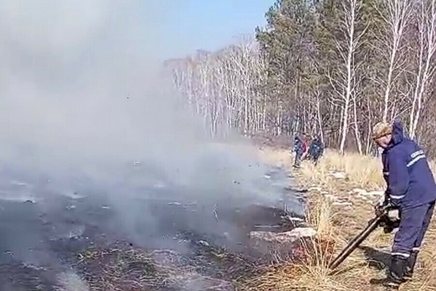 Приамурье начинает гореть в регионе зафиксированы 18 термоточек видео 