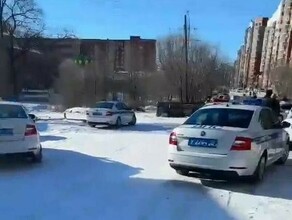 Сразу семь экипажей ДПС заметили в одном районе Благовещенска видео