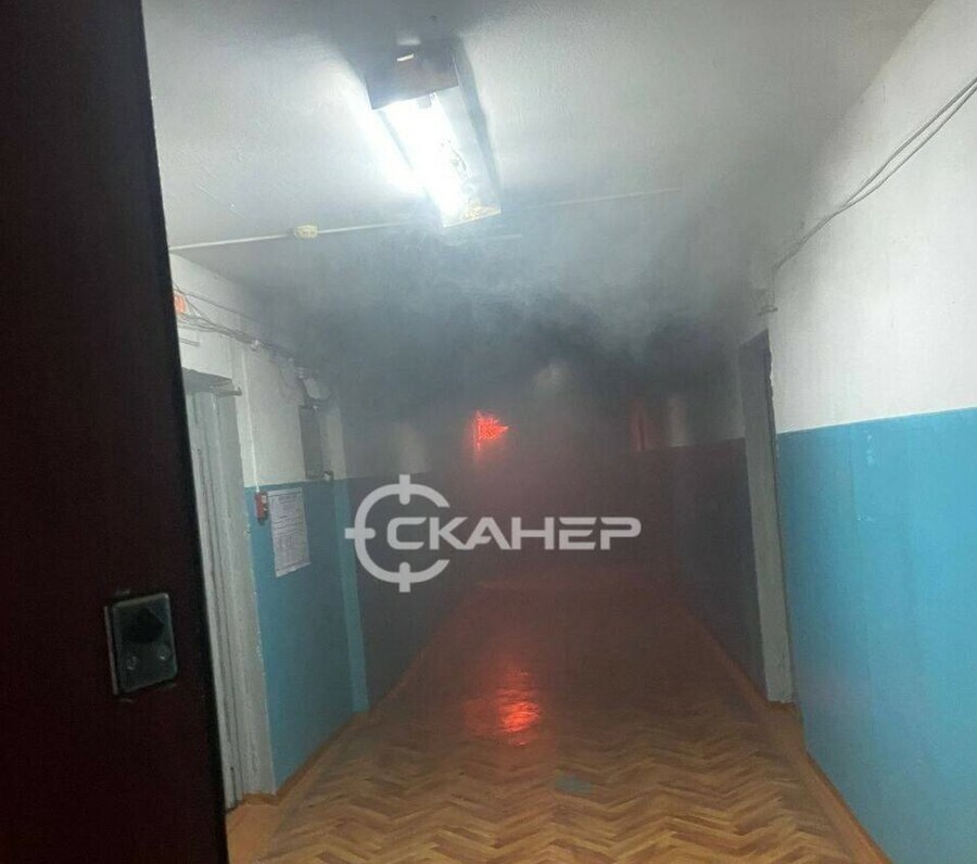 В Благовещенске произошел пожар в общежитии АмГУ фото видео