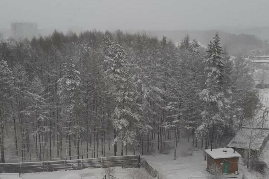 Зима не отпускает север Приамурья фото 