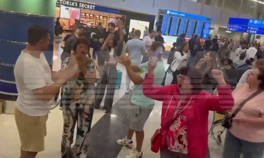 В аэропорту Дубая российские туристы устроили бунт