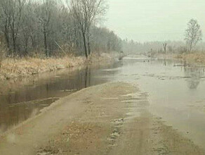 Подтоплена дорога в Зейском округе Амурской области Ее могут и закрыть